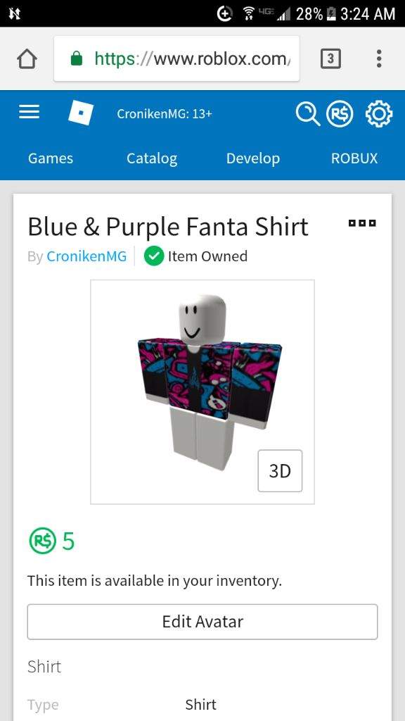Blue Purple Fanta Shirt Roblox Amino