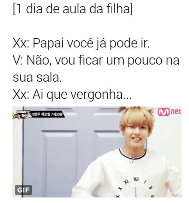 IMAGINE BTS - Primeiro Dia de Aula da Filha. | ARMY-BR Amino