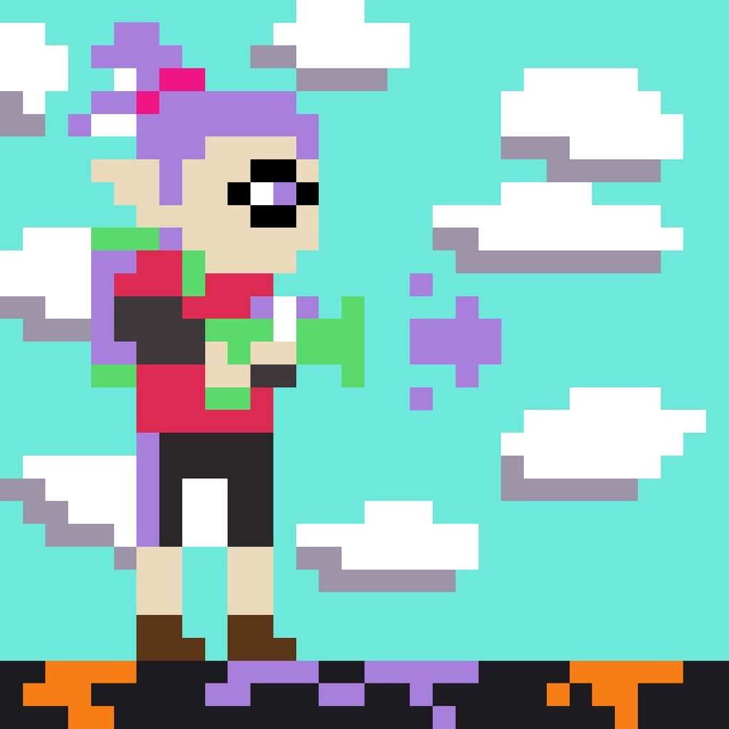 8 bit Splatoon Pixel Art | Splatoon Amino