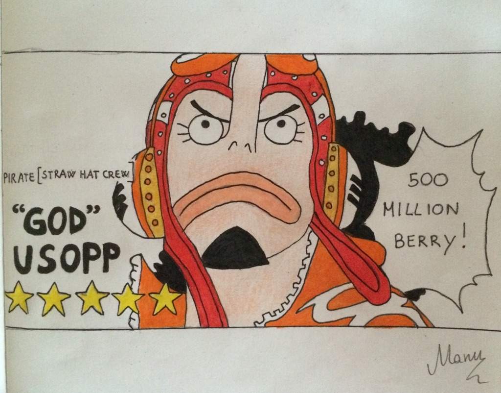 God Usopp Drawing One Piece Amino