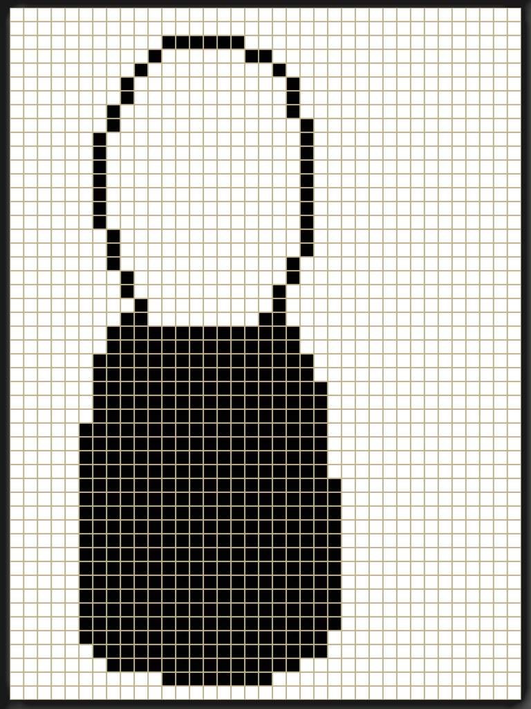 Undertale Pixel Art Grid Gaster - Pixel Art Grid Gallery