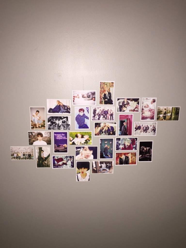 BTS photocard wall decoration! | ARMY's Amino