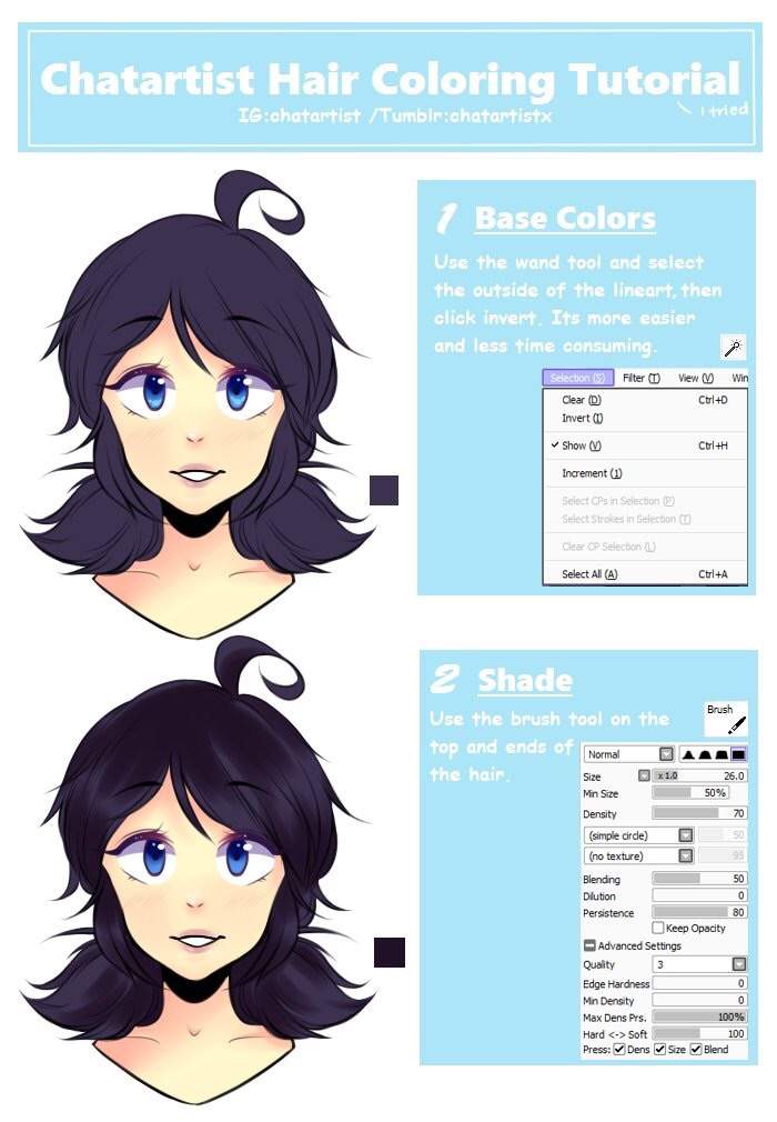 paint tool sai colouring tutorial