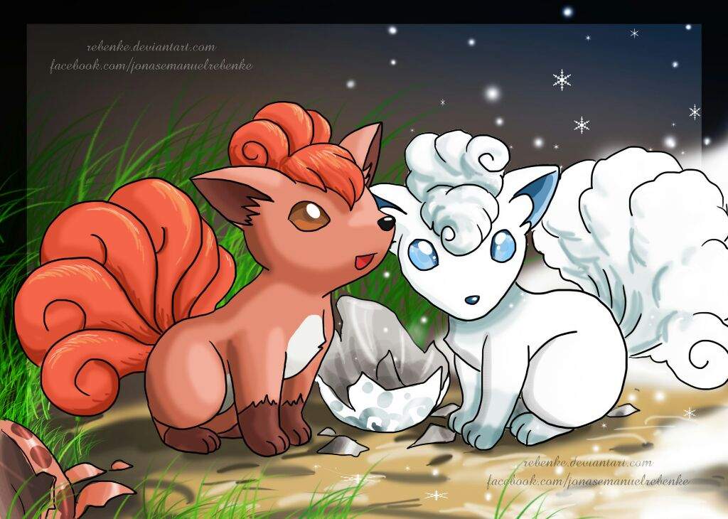 Vulpix And Alolan Vulpix Wiki Anime Amino 7450