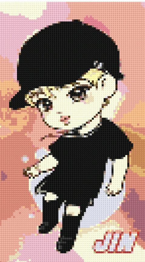 Jin Save Me Pixel Art. | ARMY's Amino