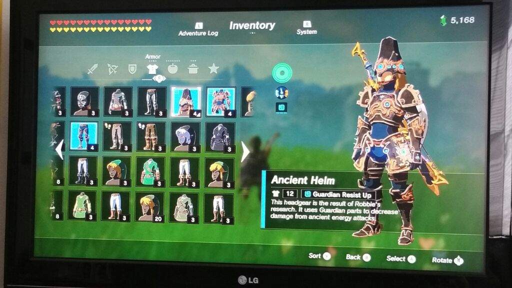 radiant armor botw