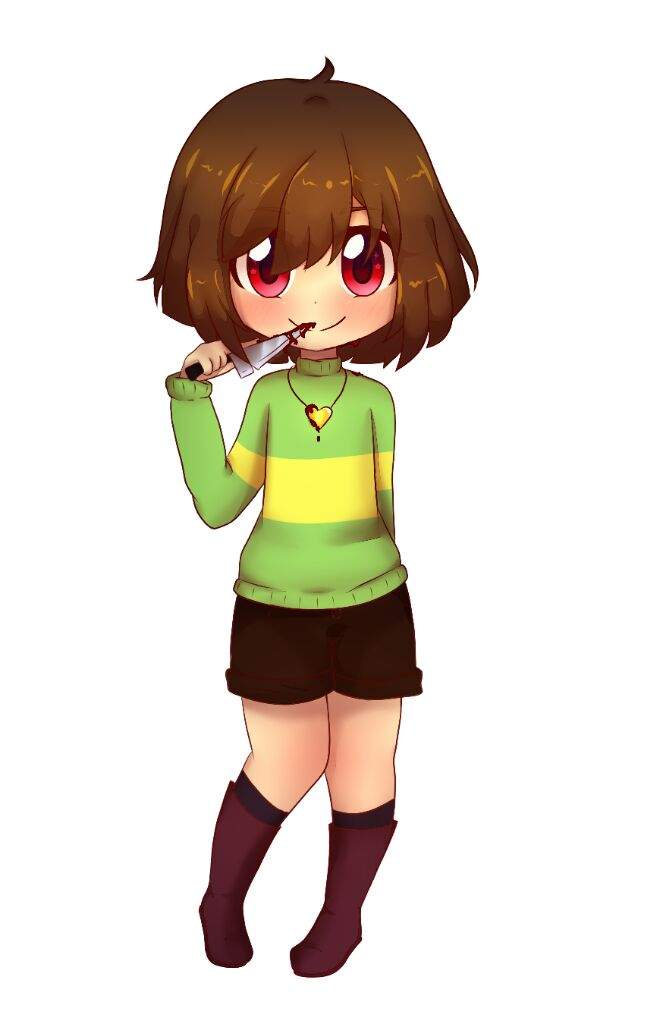 Chara chibi | Undertale Amino