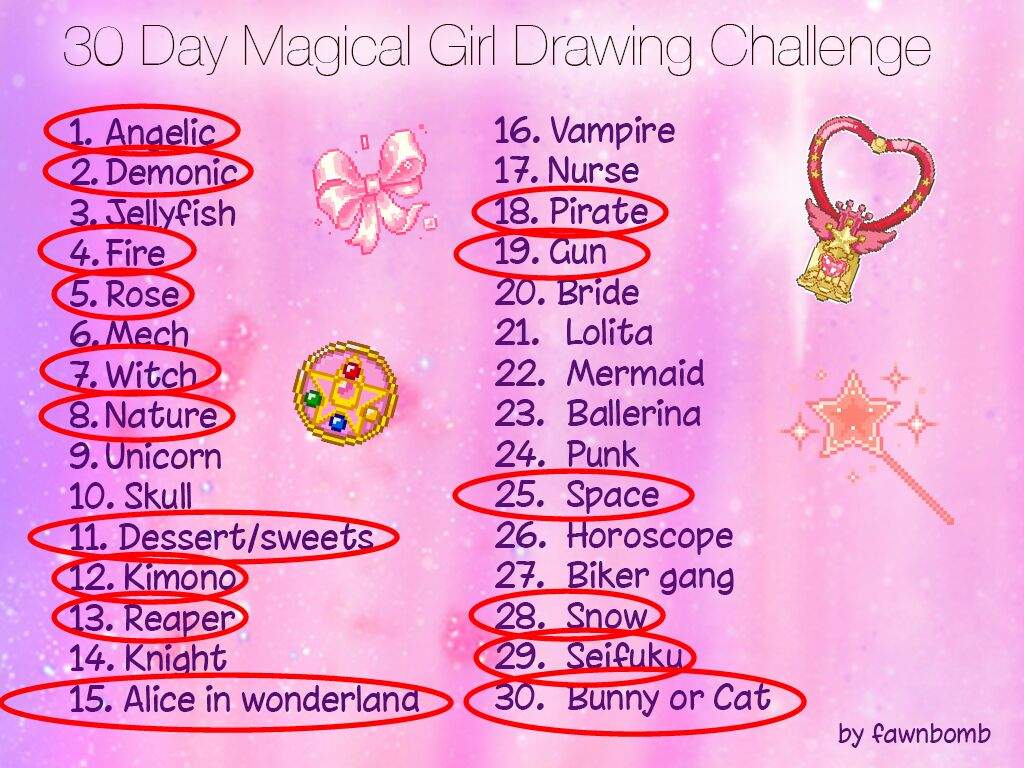 MagicalGirl Drawing Challenge | Anime Amino