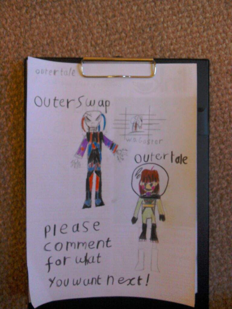 Outerswap Gaster And Outertale Ch Ra Hyper Goner Blaster Seven