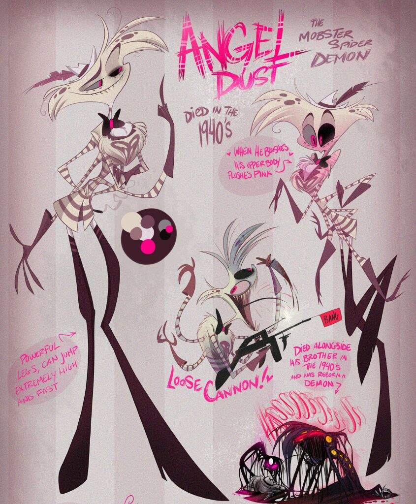 Angel dust bio hazbin hotel amino
