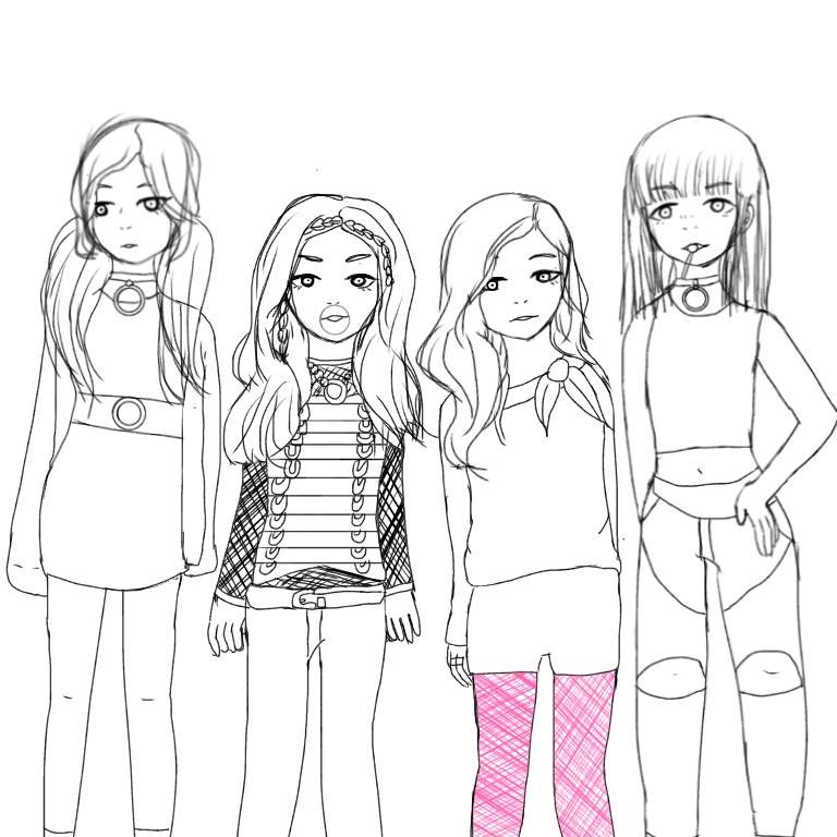 Blackpink Coloring Coloring Pages