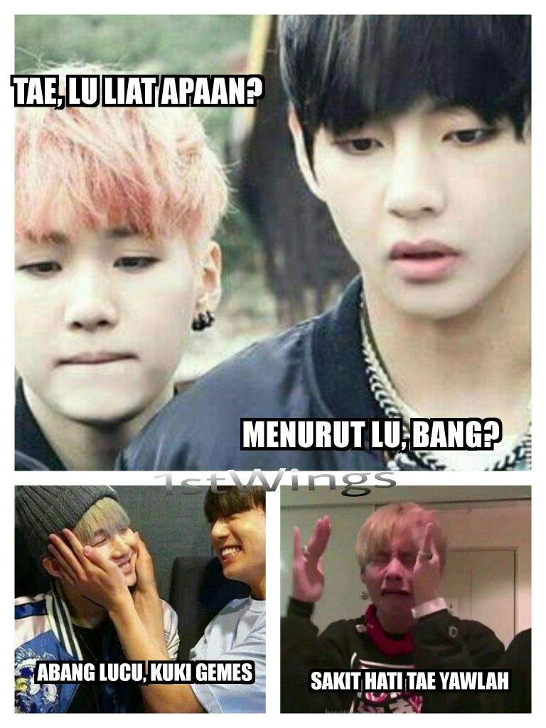 Meme Lucu V Bts DP BBM Lucu Kocak Dan Gokil