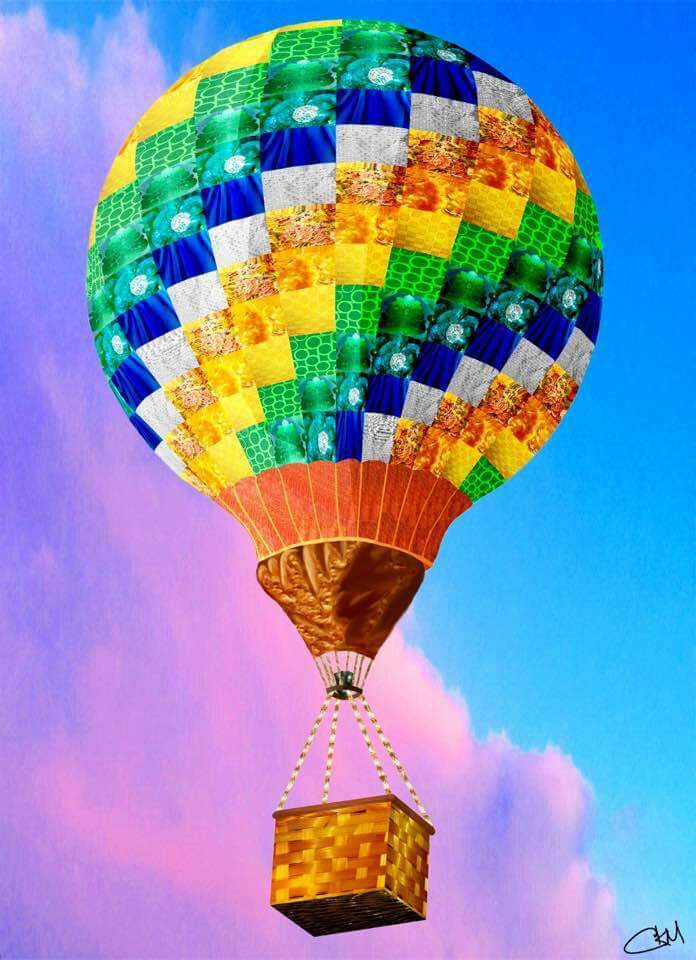 🎨HYYH:Young forever Textured Hot Air Balloon🎨 | ARMY's Amino