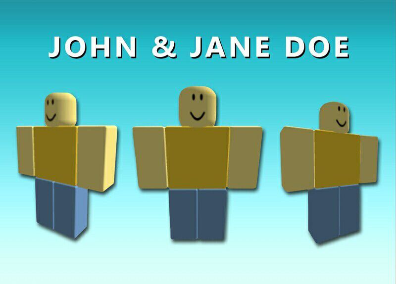 John Doe And Jane Doe Is Not A Hacker Roblox Amino