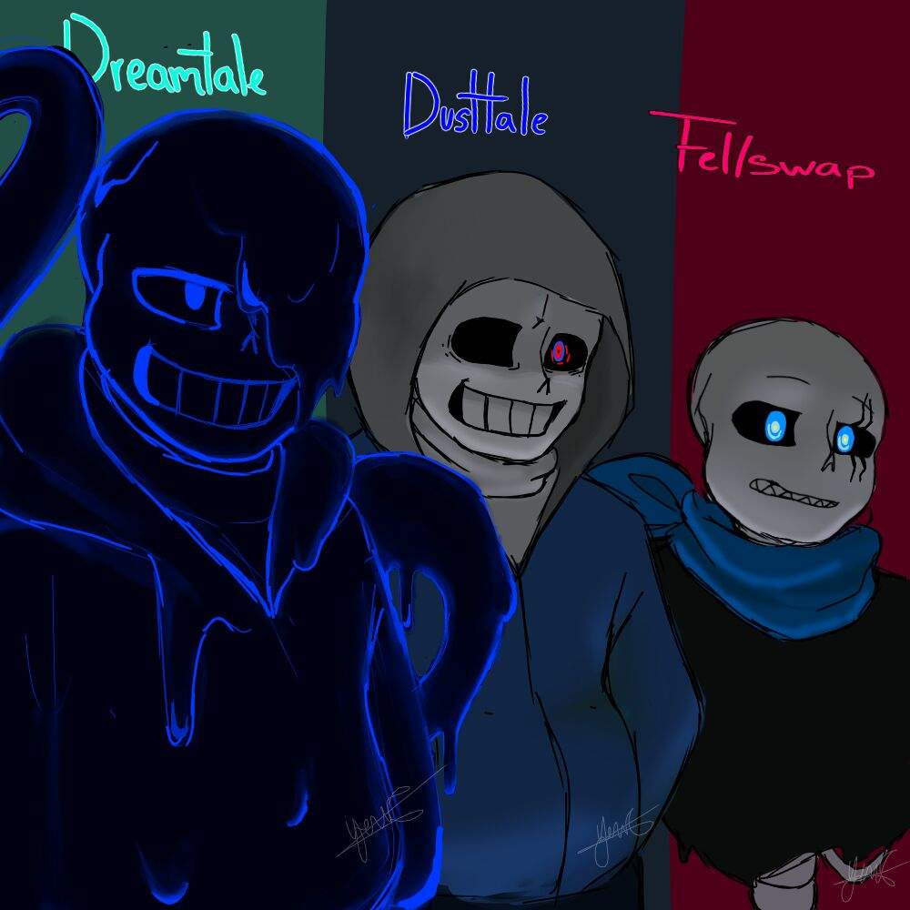 Dust Sans X Nightmare
