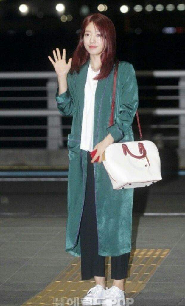 park shin hye casual fashion