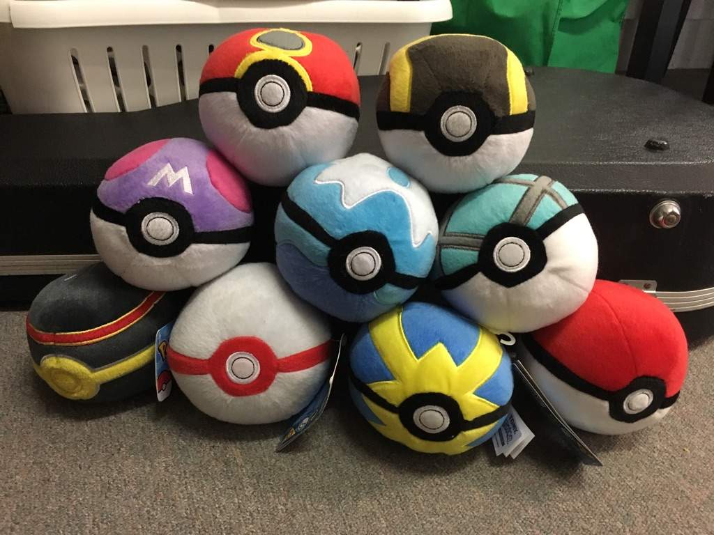 Different pokeball plushies | Pokémon Amino