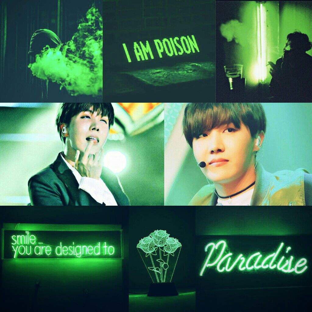 #OfficialAAAChallenge Thursday Green | BTS ARMY's Moodboards Amino