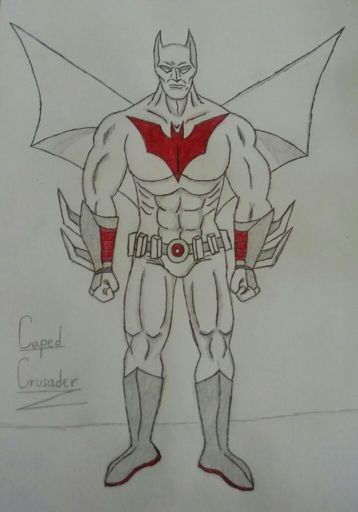 Dibujo de Batman Beyond (terminado) | •Cómics• Amino