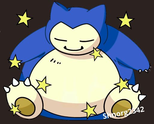 Shiny Snorlax Artwork | Pokémon Amino