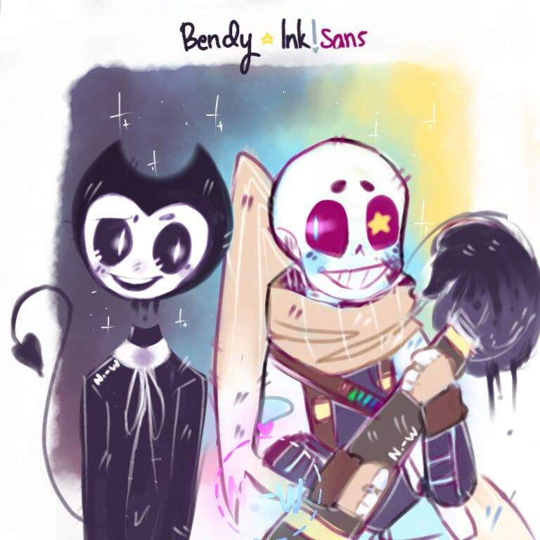 Bendy n Ink!sans | Undertale Amino