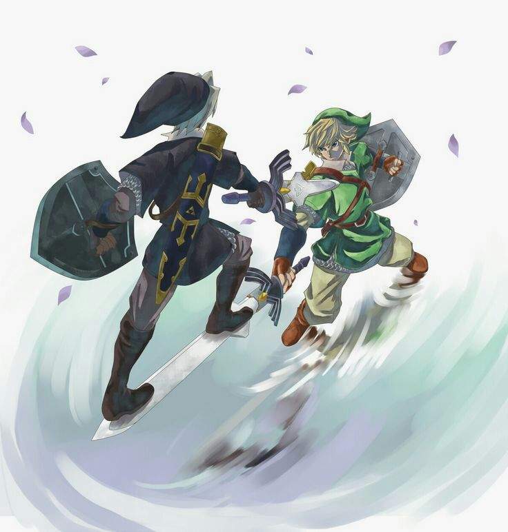 Dark link vs link | Zelda Amino En Español Amino