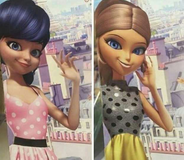 muñecas de ladybug y marinette