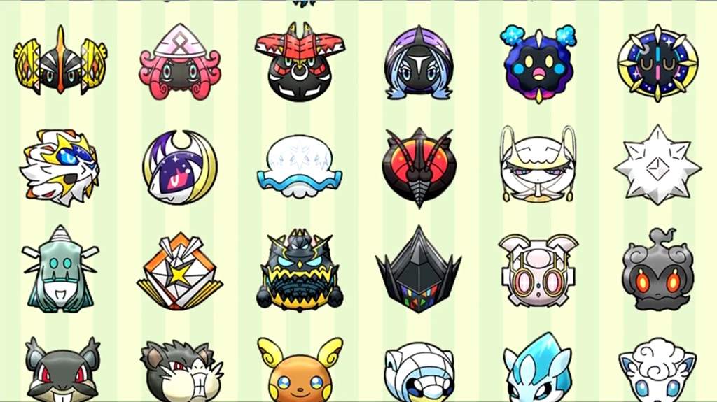 Pokémon Shuffle Gen 7 Sprites.