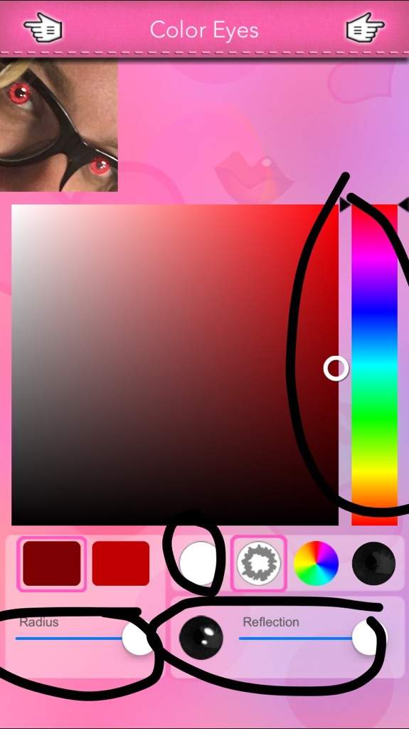 How to change eye color with a app Cosplay Amino