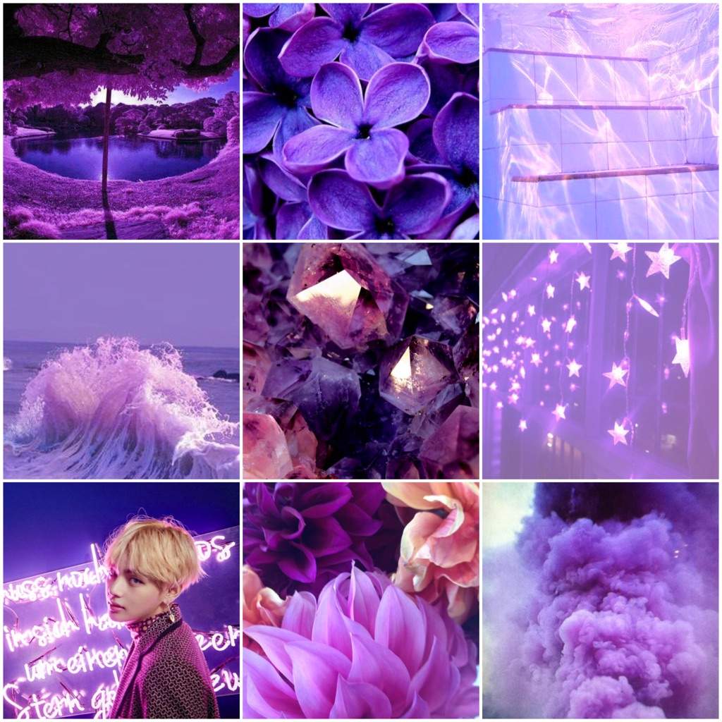 Violet V Aesthetic! #OfficialAAAChallenge | BTS ARMY's Moodboards Amino