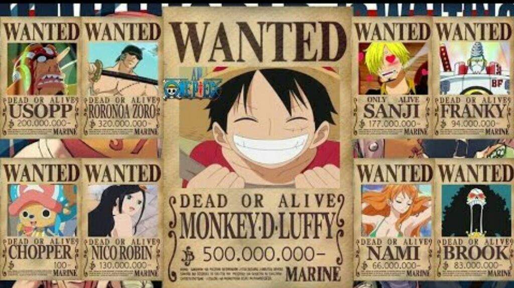 Recompensas Finales De Los Mugiwaras •one Piece• Amino