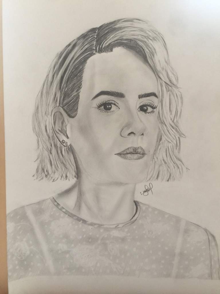 Drawing of Sarah Paulson | American Horror Story Amino