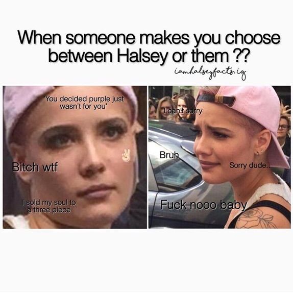 16 Halsey memes.!!💕 | Young Gods Amino