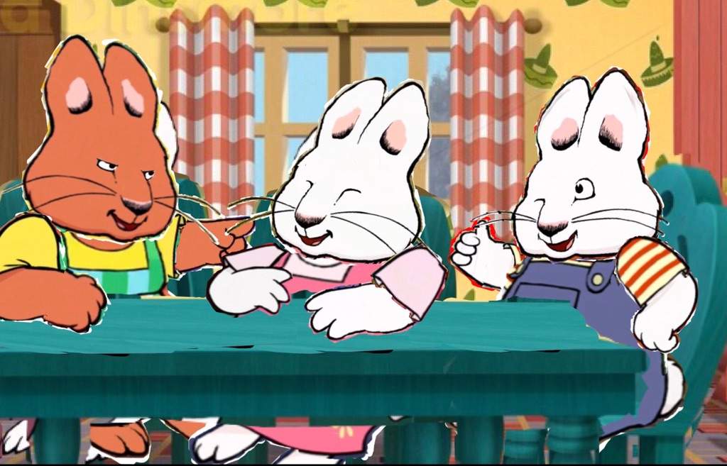 Max,Ruby & Louise Are Enjoying A Very Funny Chat In The Kitchen ...