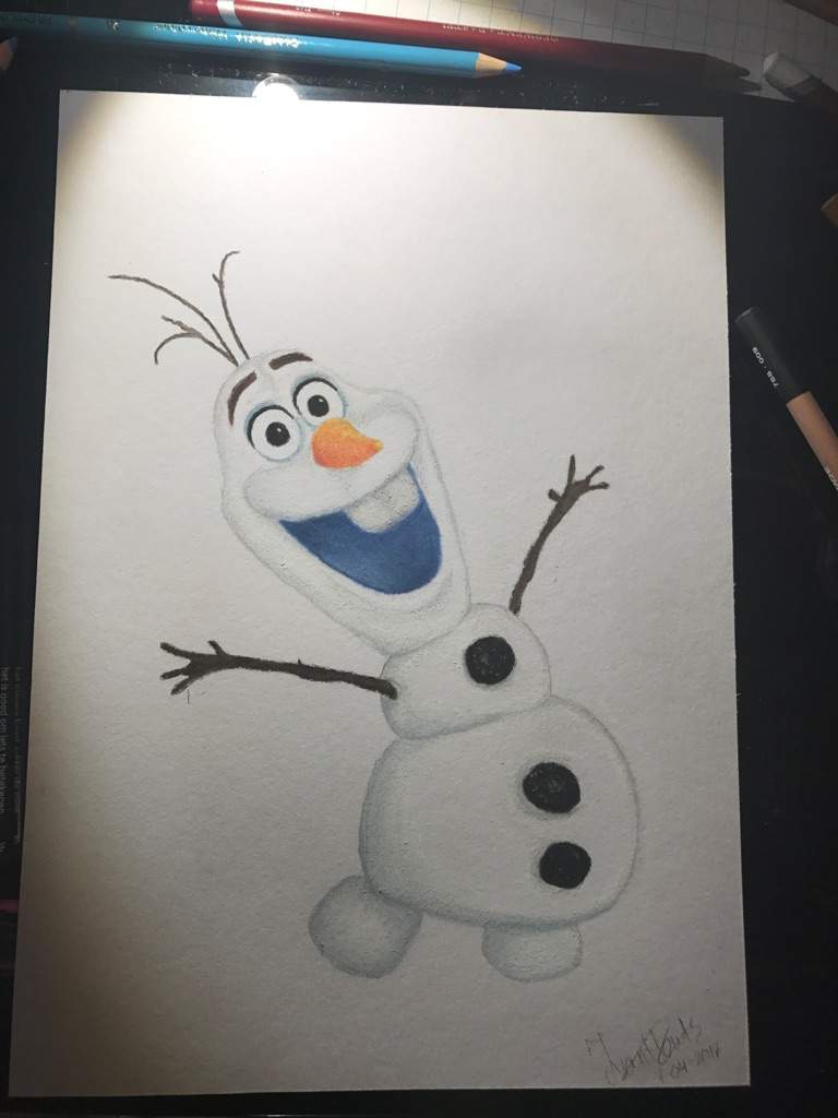 olaf frozen adventure drawing