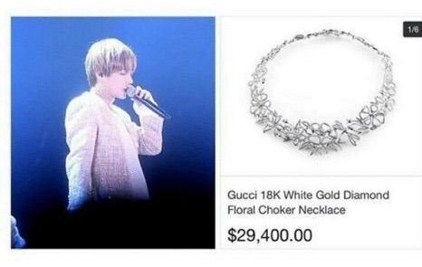 taehyung gucci necklace
