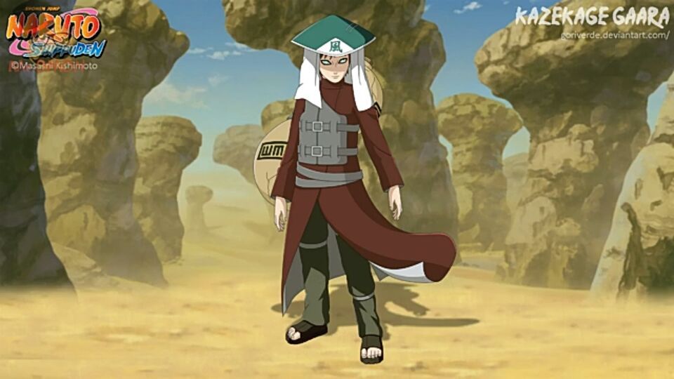 kazekage gaara naruto amino