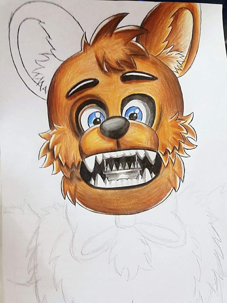 Withered Freddy * FNaF 2 * Drawing.