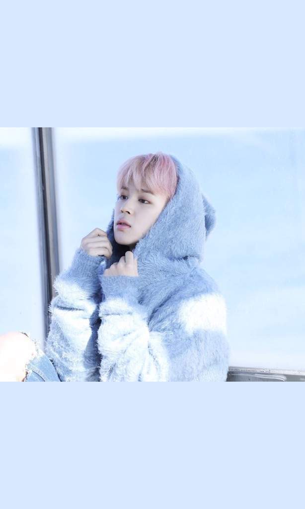 Jimin Baby Blue Aesthetic Wallpaper 💙 | ARMY's Amino