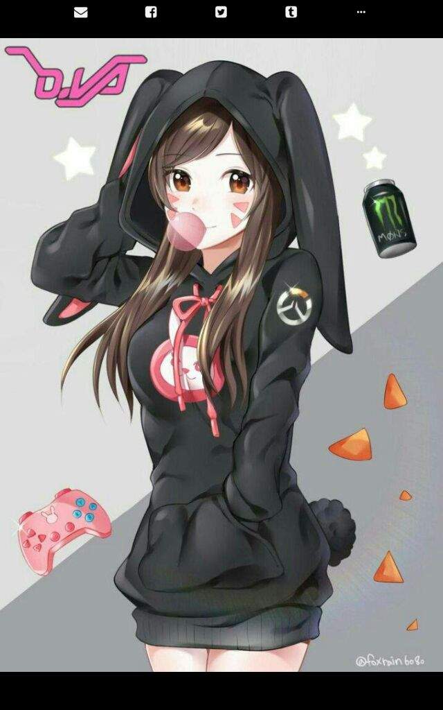 Gamer Anime Girl Profile Picture