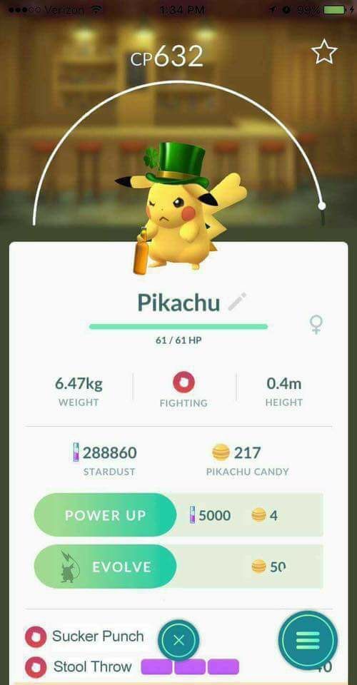 st patricks day pikachu