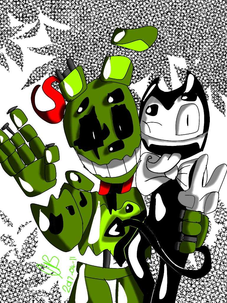 My Two Bois Fnaf And Batim Crossover Five Nights At Freddys Amino 4837