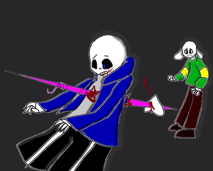 Sans Death Fake Screen Shot Glitchtale Amino