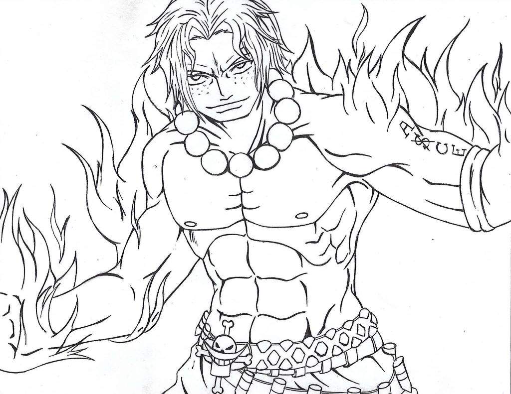 Dibujo - Portgas D. Ace | •One Piece• Amino