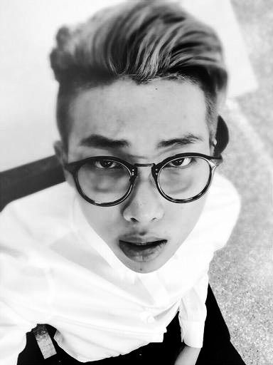 BTS Rap monster in glasses appreciation/spam post | K-Pop Amino