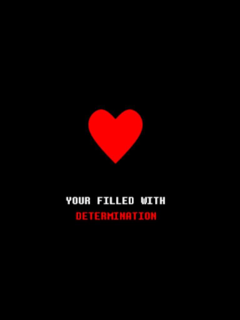 Heh, Stay determined kid. | Undertale Amino