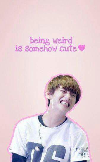 being weird is somehow