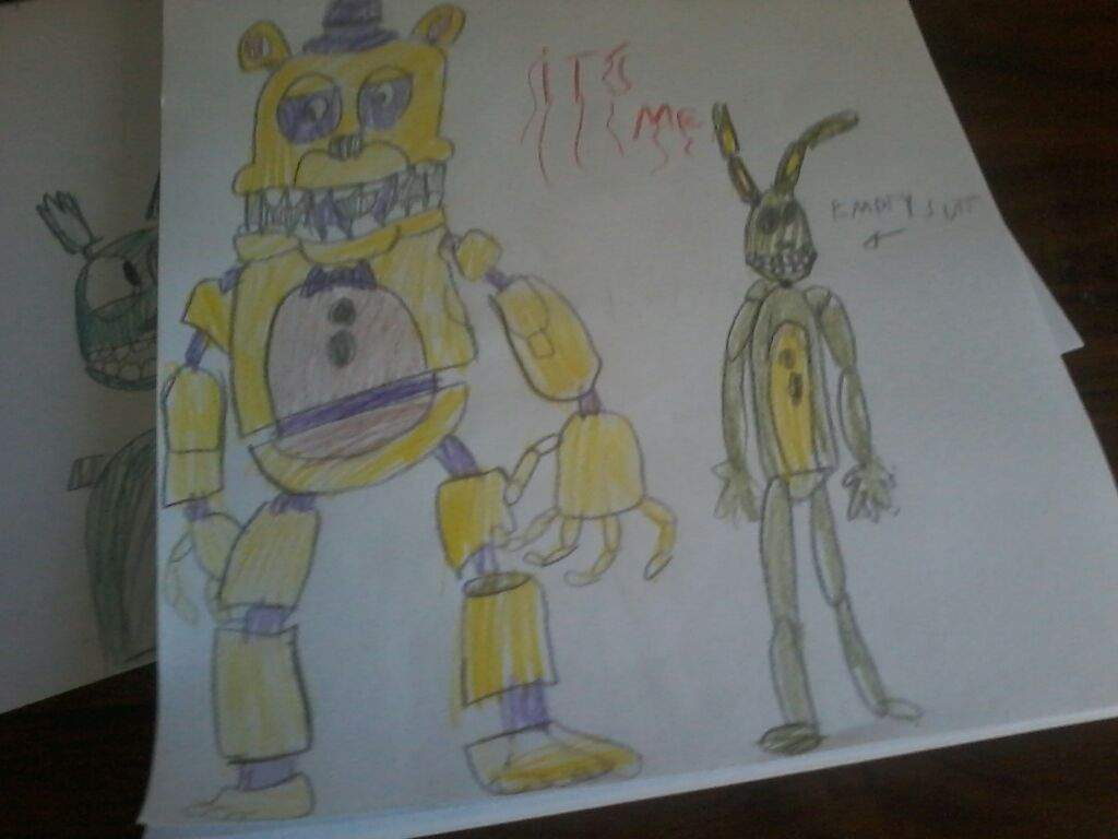 Fredbear Purple Guy Springbonnie Empty Springlocks Suit Five Nights At Freddy S Amino