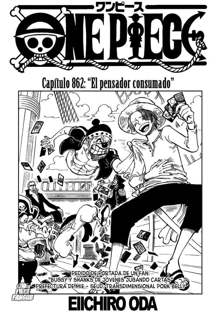 One Piece Manga 862 El Pensador Consumado One Piece Amino