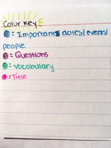 Tips on color coding your notes | School Amino